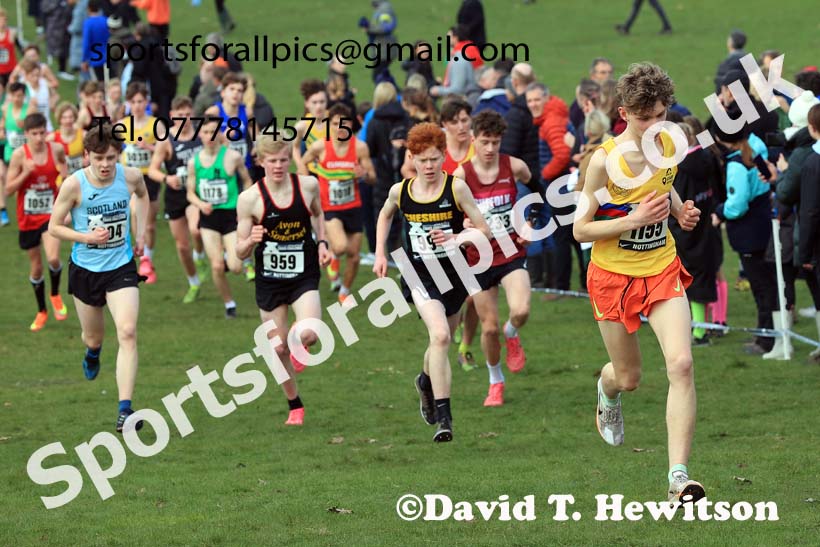 Boys Under-15s, 2024 CAU Inter Counties Cross Country Champs., Wollaton Park, Nottingham. Photo: David T. Hewitson/Sports for All Pics